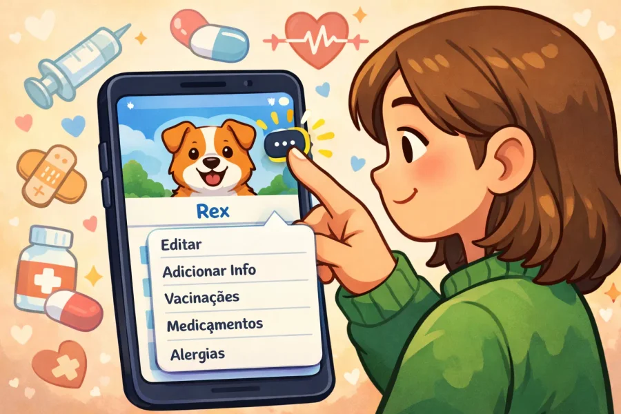 Preencha dados de saúde